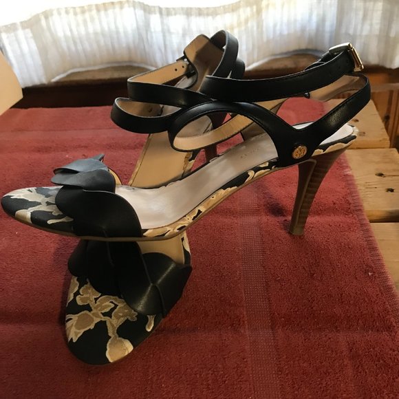 Tommy Hilfiger - Heeled Sandals SIZE 7.5 - Black - Picture 5 of 8